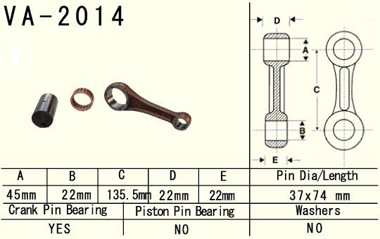 VESRAH KORBOWÓD YAMAHA YFM 600 (YFM600) GRIZZLY '98 (VA2014) (MADE IN JAPAN) (1)