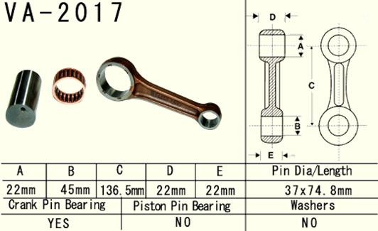 VESRAH KORBOWÓD YAMAHA YFM 660 (YFM660) RAPTOR '01 (VA2017) (MADE IN JAPAN) (1)