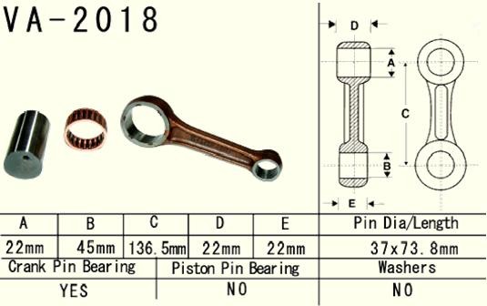 VESRAH KORBOWÓD YAMAHA YFM 660 (YFM660) RAPTOR '02-'05, GRIZZLY YFM 660 (YFM660) '02-'08 (VA2018) (MADE IN JAPAN) (1)