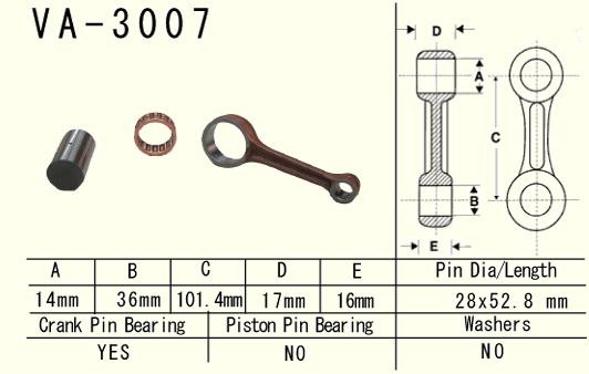 VESRAH KORBOWÓD SUZUKI LT 160 (LT160) QUADRUNNER '89-'04 (VA3007) (MADE IN JAPAN) (1)
