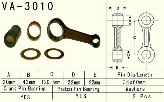 VESRAH KORBOWÓD SUZUKI LTA 400 (LTA400) EIGER '02-'13, LTF 400 (LTF400) KING QUAD '08-'15, DR 350 '90-'99 (MADE IN JAPAN) = VA-3011 (1)