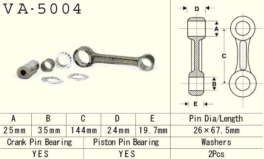 VESRAH KORBOWÓD HONDA CR 500 '87-'01 (VA5004) (MADE IN JAPAN) (1)