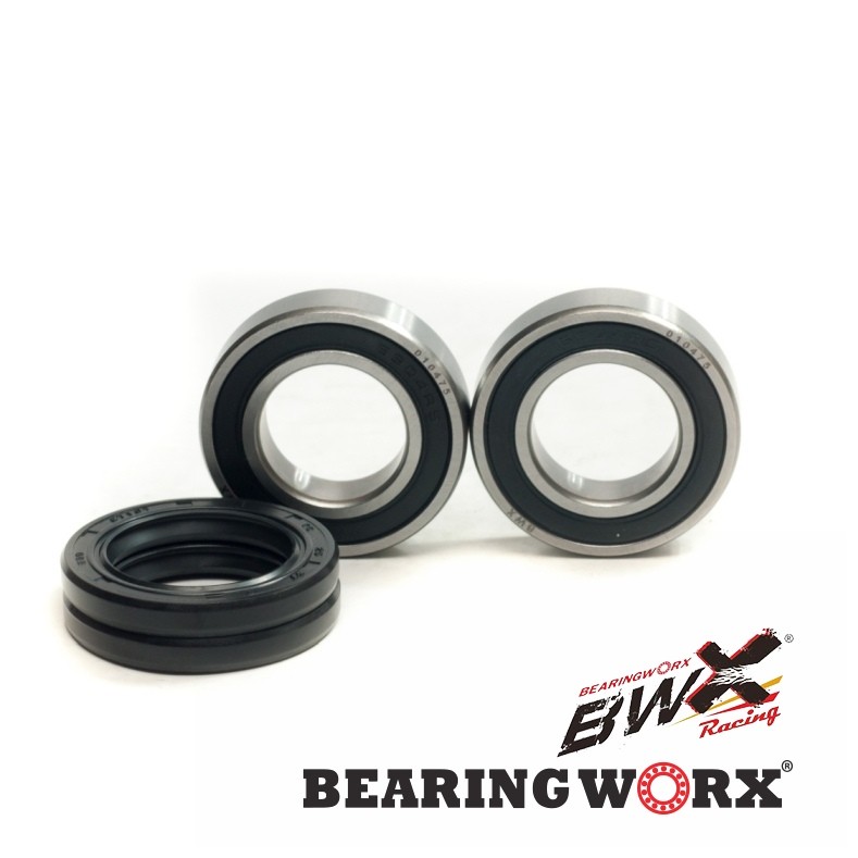BEARING WORX ŁOŻYSKA KOŁA PRZEDNIEGO Z USZCZELNIACZAMI KAWASAKI KX125 93-05,KX250 93-07,KXF250 04-11,KXF450 06-11,SUZUKI DRZ (25-1079)=WBK70002 (1)