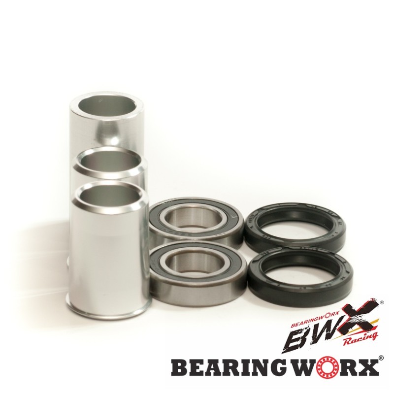 BEARING WORX ŁOŻYSKA KOŁA PRZEDNIEGO Z USZCZELNIACZAMI I TULEJKAMI SUZUKI RM 125 01-08, RM 250 01-08 (25-1363) (1)