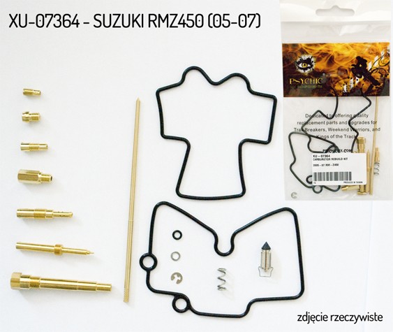 PSYCHIC ZESTAW NAPRAWCZY GAŹNIKA SUZUKI RMZ 450 '05-'07 (26-1466) (NA 1 GAŹNIK) (1)