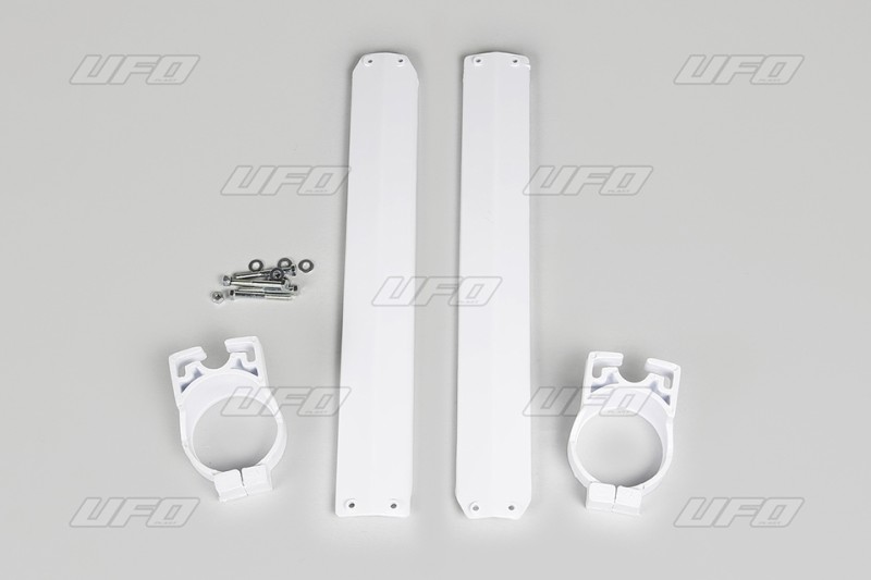 UFO OSŁONY TELESKOPÓW ( AMORTYZATORÓW ) PRZEDNICH YAMAHA YZ 125/250/360 '89 KOLOR BIAŁY