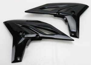 UFO OSŁONY CHŁODNICY YAMAHA YZF 250 '11-'13, WRF 450 '12-'15 KOLOR CZARNY
