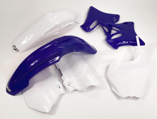 UFO KOMPLET PLASTIKÓW YAMAHA YZ 125 / 250 '06-'14 KOLOR OEM '13-'14 (NIEBIESKI/BIAŁY) (YA314E999)