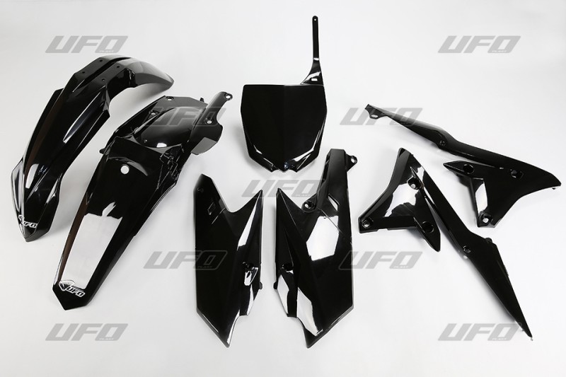 UFO KOMPLET PLASTIKÓW YAMAHA YZF 250 '14-'18, YZF 450 '14-'17 KOLOR CZARNY (YA318E001)
