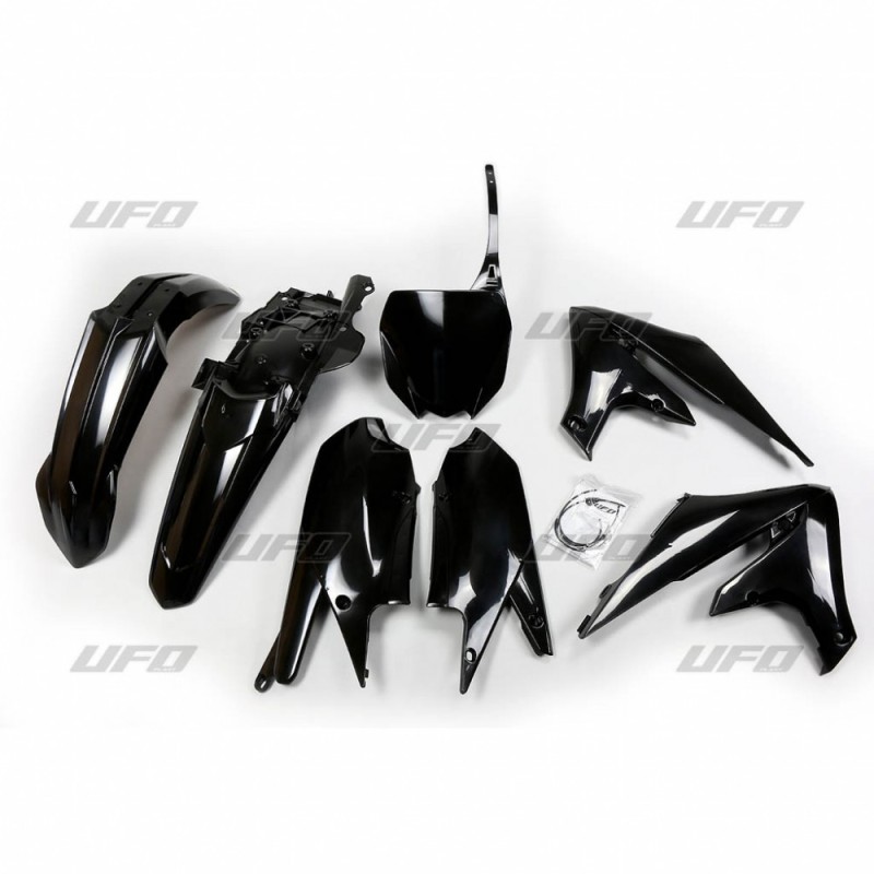 UFO KOMPLET PLASTIKÓW YAMAHA YZF 250 '19-'23 , YZF 450 '18-'22 KOLOR CZARNY (YA321E001)