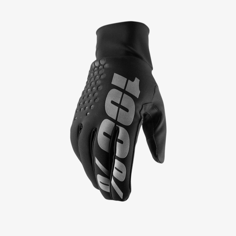 100 PROCENT RĘKAWICE ZIMOWE CROSS/ENDURO HYDROMATIC BRISKER BLACK (WODOODPORNE) KOLOR CZARNY ROZMIAR XXL STARY KOD 10010-001-14