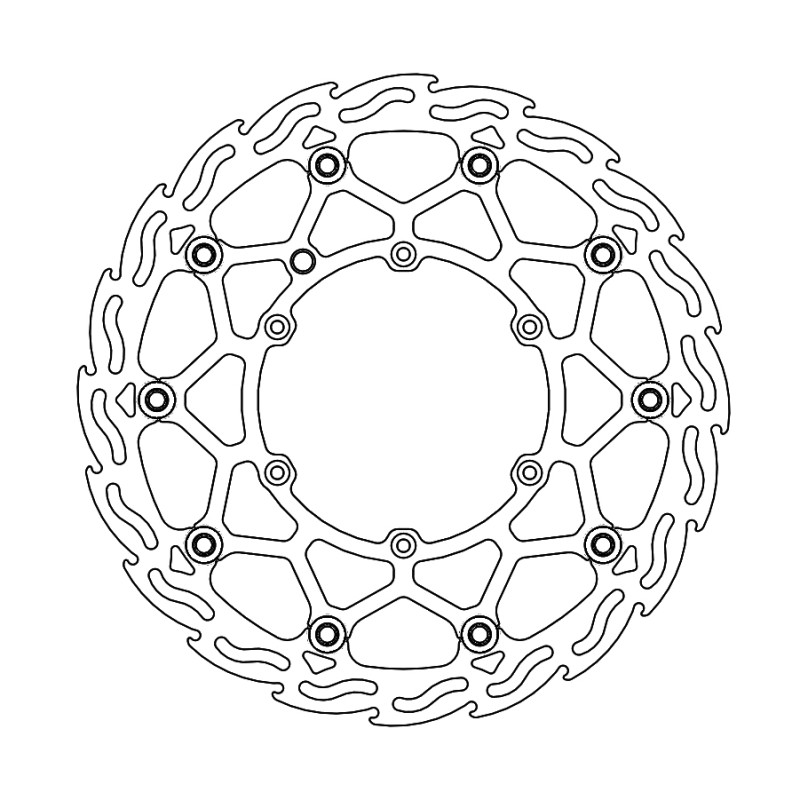 MOTO-MASTER TARCZA PŁYWAJĄCA PRZÓD 320M /4MM (SUPERMOTO) PASUJE DO KTM, HUSQVARNA,HUSABERG (1)