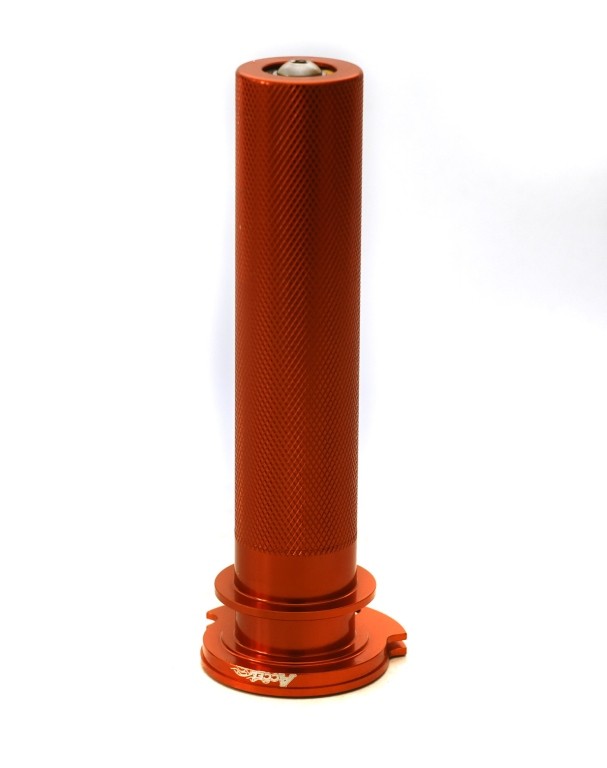 ACCEL ROLGAZ ALUMINIOWY Z ŁOŻYSKIEM KTM SXF 250/350/450 16-20, EXCF250/350/450/500 17-20,KTM 300 TPI 18-22 HUSQVARNA 300 TEi TXi 300 2T HUSQVARNA FC250-450 16-20 FE250-501 17-20 FX 350/450 17-20 POMARAŃCZOWY (79002014100)