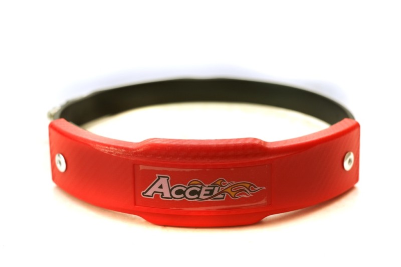 ACCEL OSŁONA ( OCHRANIACZ ) TŁUMIKA ŚR. 127-152MM KOLOR CZERWONY - PROMOCJA