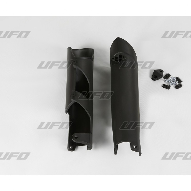 UFO OSŁONY TELESKOPÓW ( AMORTYZATORÓW ) PRZEDNICH HUSQVARNA TC 125 '14-'14 KOLOR CZARNY