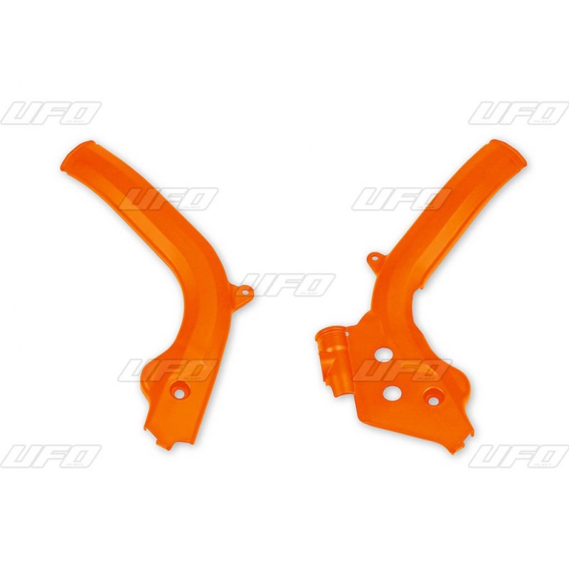 UFO OSŁONY RAMY KTM SX 125/150 '16-'22 , EXC 125/150/300 TPI '17-'18 ,SXF 250/350/450 '16-'18 , EXCF 250/350/450/500 '17-'23 KOLOR POMARAŃCZOWY