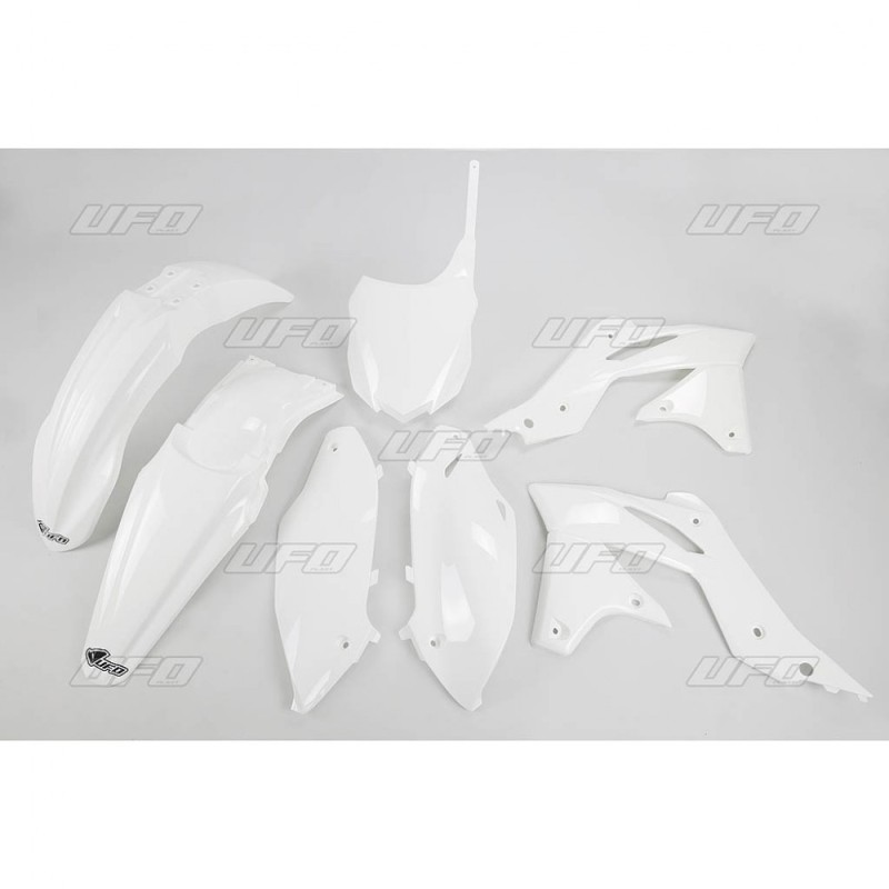 UFO KOMPLET PLASTIKÓW KAWASAKI KXF 250 '13-'16 KOLOR BIAŁY (KA219E047)
