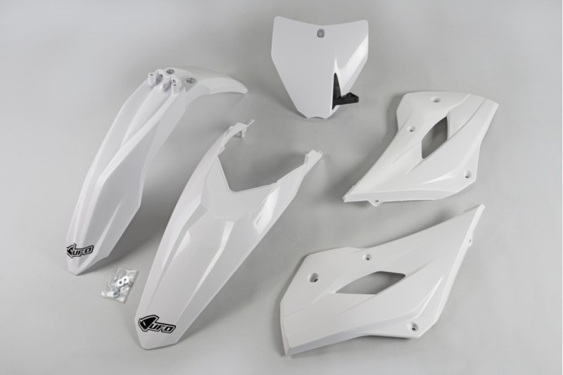 UFO KOMPLET PLASTIKÓW HUSQVARNA TC 85 '14-'17 KOLOR OEM (BIAŁY) (HU619E999)