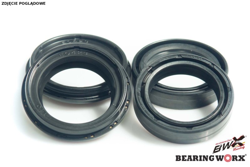POPRAWIC BWX Komplet uszczelniaczy zawieszenia 45x57x11 Honda CBR CR GL VT VTX Kawasaki VN Suzuki RM GSX-R VL 89-17 (56-139)