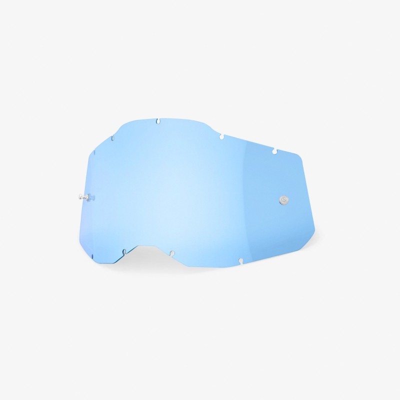 100 PROCENT RC2/AC2/ST2 REPLACEMENT LENS - BLUE, SZYBA/SZYBKA DO GOGLI POJEDYŃCZA RACECRAFT 2/ ACCURI 2/ STRATA 2 KOLOR NIEBIESKI STARY KOD 51008-107-01