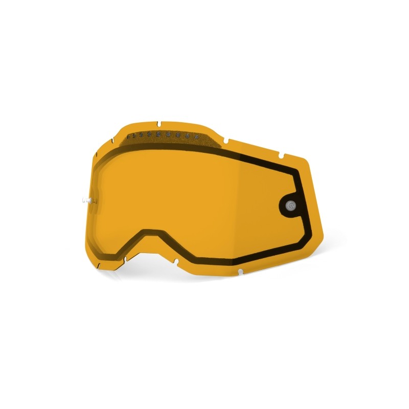 100 PROCENT RC2/AC2/ST2 REPLACEMENT LENS - VENTED DUAL PANE PERSIMMON, SZYBA/SZYBKA/SZYBKA DO GOGLI RACECRAFT 2/ACCURI 2/STRATA2 PODWÓJNA WENTYLOWANA KOLOR ZŁOTY STARY KOD: 51008-605-01