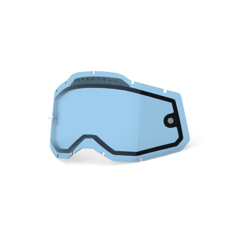 100 PROCENT RC2/AC2/ST2 REPLACEMENT LENS - VENTED DUAL PANE BLUE, SZYBA/SZYBKA/SZYBKA DO GOGLI RACECRAFT 2/ACCURI 2/STRATA2 PODWÓJNA WENTYLOWANA KOLOR NIEBIESKI STARY KOD: 51008-607-01