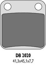 DELTA BRAKING KLOCKI HAMULCOWE KH54 - ZASTĘPUJĄ DB2020MX-N ORAZ DB2020QD-N (1)