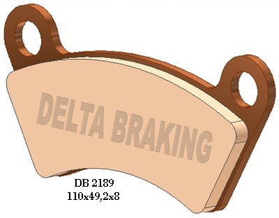 DELTA BRAKING KLOCKI HAMULCOWE KH482 - ZASTĘPUJE DB2189QD-D ORAZ DB2189MX-D (1)