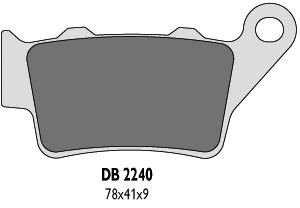 DELTA BRAKING KLOCKI HAMULCOWE KH208 TYŁ BREMBO (KTM) - ZASTĘPUJĄ DB2240MX-N ORAZ DB2240QD-N (1)
