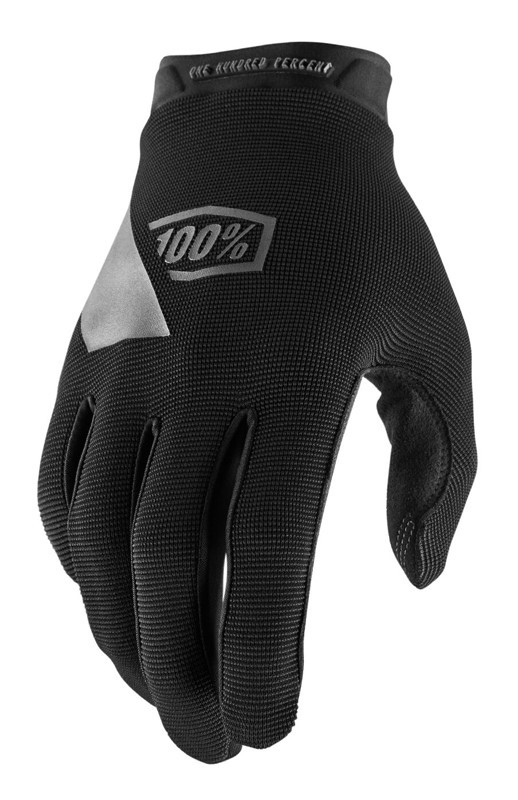 100 PROCENT RĘKAWICE CROSS/ENDURO RIDECAMP GLOVES BLACK KOLOR CZARNY ROZMIAR S STARY KOD: 10018-001-10 (1)