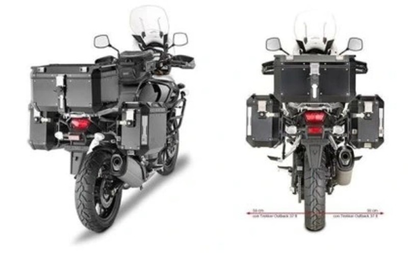 KAPPA STELAŻ KUFRÓW BOCZNYCH MONOKEY CAM SIDE SUZUKI DL 1000 V-Strom (14-16), DL 1000 V-Strom (17-19) - POD KUFRY KFR K'FORCE ALU