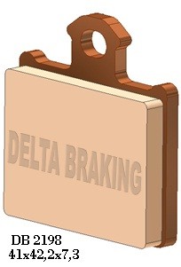 DELTA BRAKING KLOCKI HAMULCOWE KH602 KTM SX85`11-18 TYŁ - ZASTĘPUJĄ DB2198MX-N ORAZ DB2198QD-N (1)