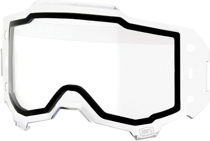 100 PROCENT ARMEGA / ARMATIC FORECAST ROLL-OFF REPLACEMENT LENS - DUAL PANE CLEAR - SZYBKA PODWÓJNA DO GOGLI ARMEGA / ARMATIC FORECAST ROLL-OFF KOLOR PRZEŹROCZYSTY STARY KOD: 51222-901-06