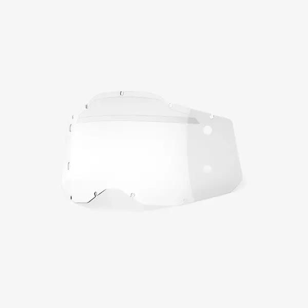 100 PROCENT RC2/AC2/ST2 FORECAST REPLACEMENT LENS - CLEAR,SZYBA/SZYBKA DO GOGLI Z SYSTEMEM FORECAST ROLL-OFF RACECRAFT 2/ ACCURI 2/ STRATA 2 KOLOR PRZEŹROCZYSTY STARY KOD: 51223-101-02