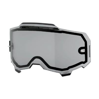 100 PROCENT ARMEGA / ARMATIC REPLACEMENT DUAL PANE VENTED SMOKE LENS - SZYBA/SZYBKA/SZYBKA PODWÓJNA WENTYLOWANA DO GOGLI ARMEGA / ARMATIC KOLOR PRZYCIEMNIANY (1)