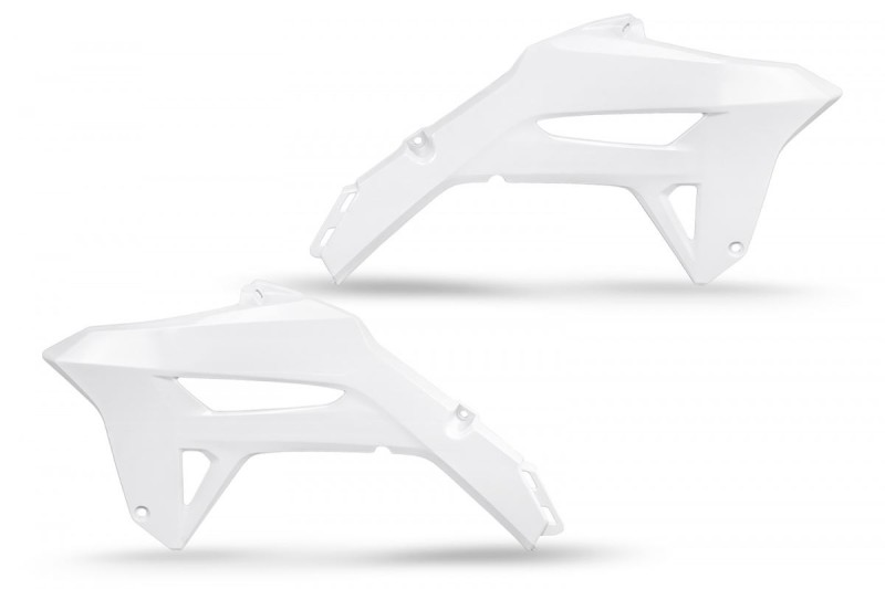 UFO OSŁONY CHŁODNICY HONDA CRF 250R '22-24, CRF 450R '21-24 KOLOR BIAŁY