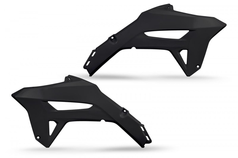 UFO OSŁONY CHŁODNICY HONDA CRF 250R '22-24, CRF 450 R '21-24 KOLOR CZARNY