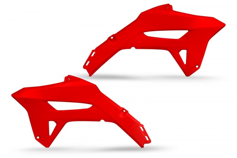 UFO OSŁONY CHŁODNICY HONDA CRF 250R '22-24, CRF 450 R '21-24 KOLOR CZERWONY
