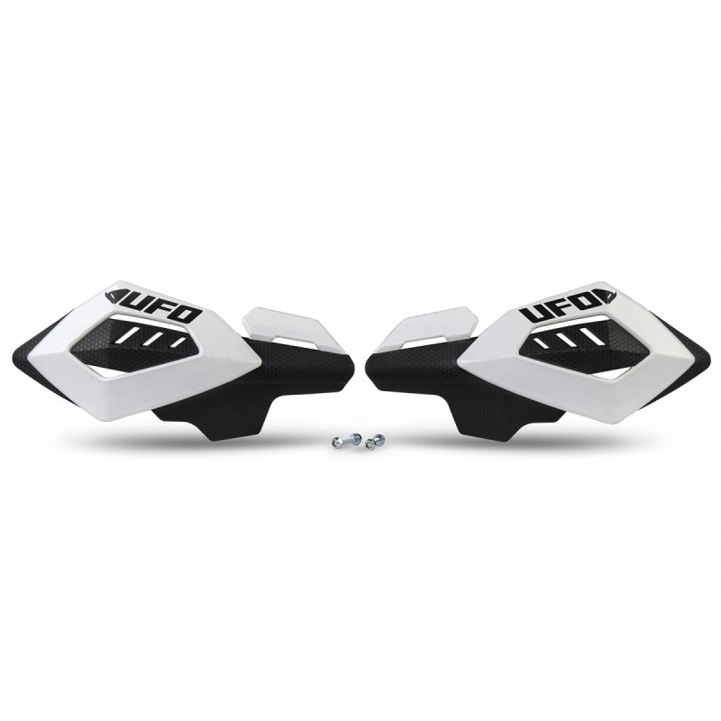 UFO OSŁONY RĄK (HANDBARY) ARCHES KOLOR BIAŁY (Z MOCOWANIAMI 22MM)