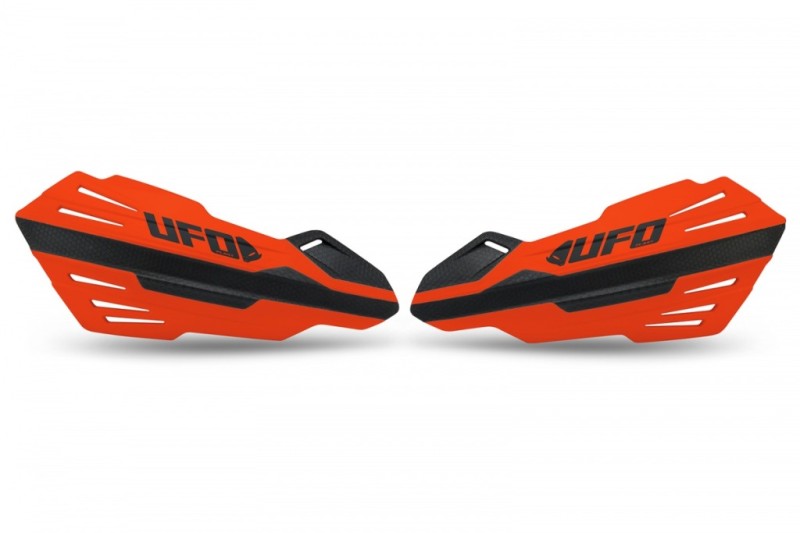 UFO OSŁONY RĄK (HANDBARY) KTM SX/SXF(SX-F) 125/150/250/350/450 '14-'21, EXC 125/200 '20-'21, EXC/EXCF(EXC-F) 250/300/350/450/500 TPI '14-2023 KOLOR POMARAŃCZOWY FLUO