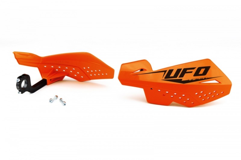UFO OSŁONY RĄK (HANDBARY) VIPER 2 KOLOR POMARAŃCZOWY (Z MOCOWANIAMI 22MM)