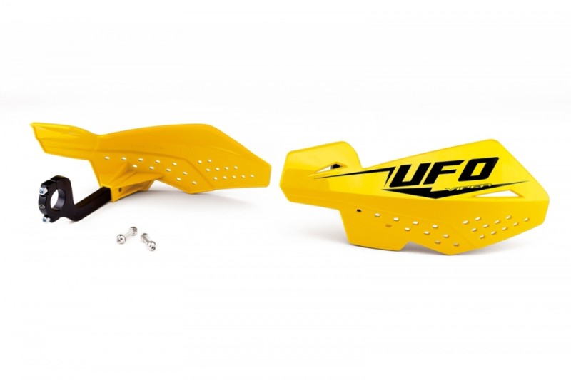 UFO OSŁONY RĄK (HANDBARY) VIPER 2 KOLOR ŻÓŁTY (Z MOCOWANIAMI 22MM)