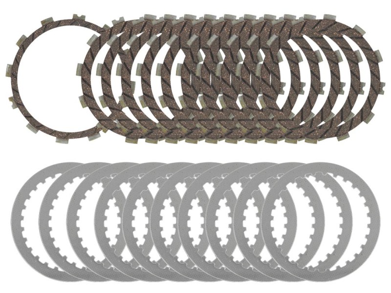 PSYCHIC TARCZE, PRZEKŁADKI SPRZĘGŁOWE (KOMPLET) KTM ADVENTURE S 950 '03-04, 950 '06, 990 '07-11, S 990 '07-09, SUPERENDURO R 950 '07-08, SUPERDUKE 990 '05-11, R 990 '07-11 (EBS5634) (DRC177) (1)