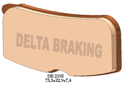 DELTA BRAKING KLOCKI HAMULCOWE KH474 CAN-AM SPYDER RS / RS-S / RT / RT LTD / RT-S '10-12, RS SE5 / SM5 '08-09 PRZÓD STRONA LEWA / PRAWA - ZASTĘPUJĄ DB2195RD-N3 I DB2195RD-N4 (1)