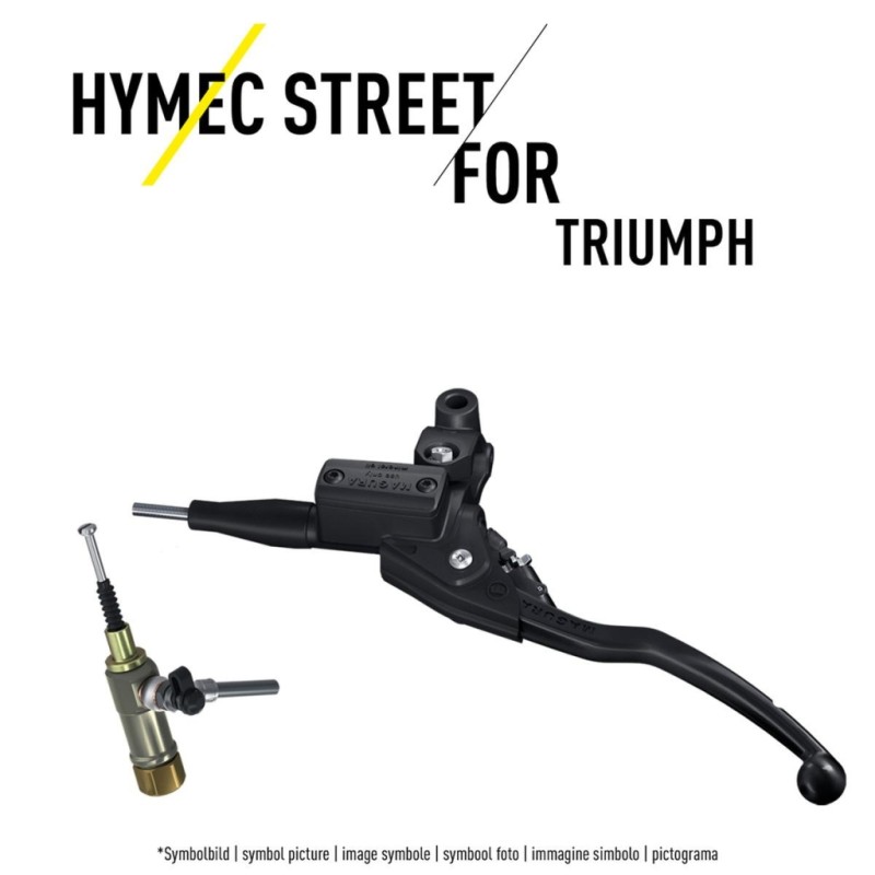 MAGURA ZESTAW SPRZĘGŁA HYDRAULICZNEGO HYMEC 167 TRIUMPH STREET TRIPLE 675 '12-'16; TIGER 800/800XC '10-'14; TIGER 800XR '15-'17 (ŚR. TŁOCZKA 10,5MM) OLEJ MINERALNY