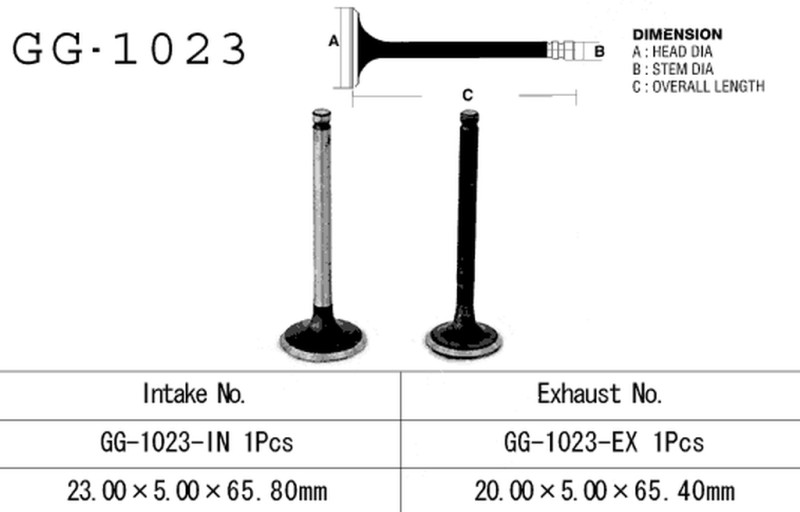 VESRAH ZAWÓR WYDECHOWY HONDA TRX 90 '93-'19, CRF 70F '04-'12, XR 70R '97-'03 (OEM: 14721-GF6-010) (1SZT.) (MADE IN JAPAN) (1)
