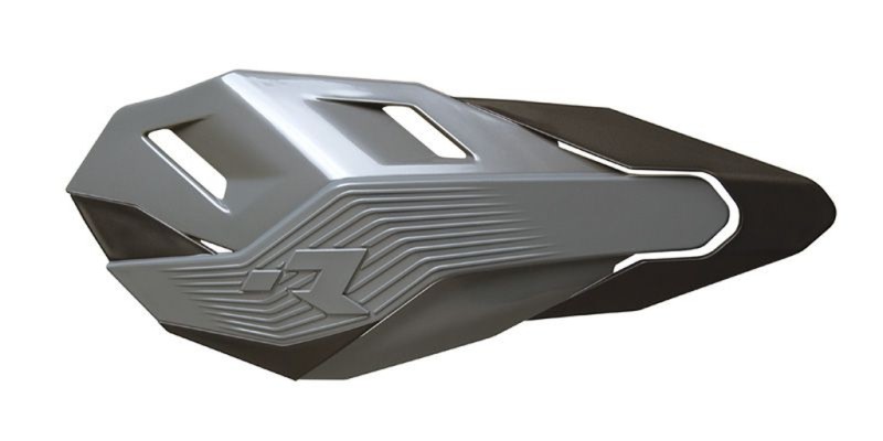 RACETECH (RTECH) PLASTIKI ZAMIENNE DO OSŁON RĄK (HANDBARÓW) HP3 KOLOR SZARY CZARNY