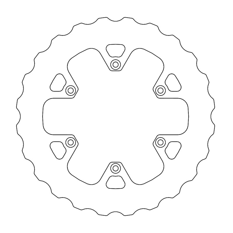 MOTO-MASTER TARCZA HAMULCOWA TYŁ (PEŁNA) FIXED MUD SERIES (BŁOTO) 240MM DO BETA 250/300/350/390/400/430/450/480/498/500 RR '13-'20 (1)