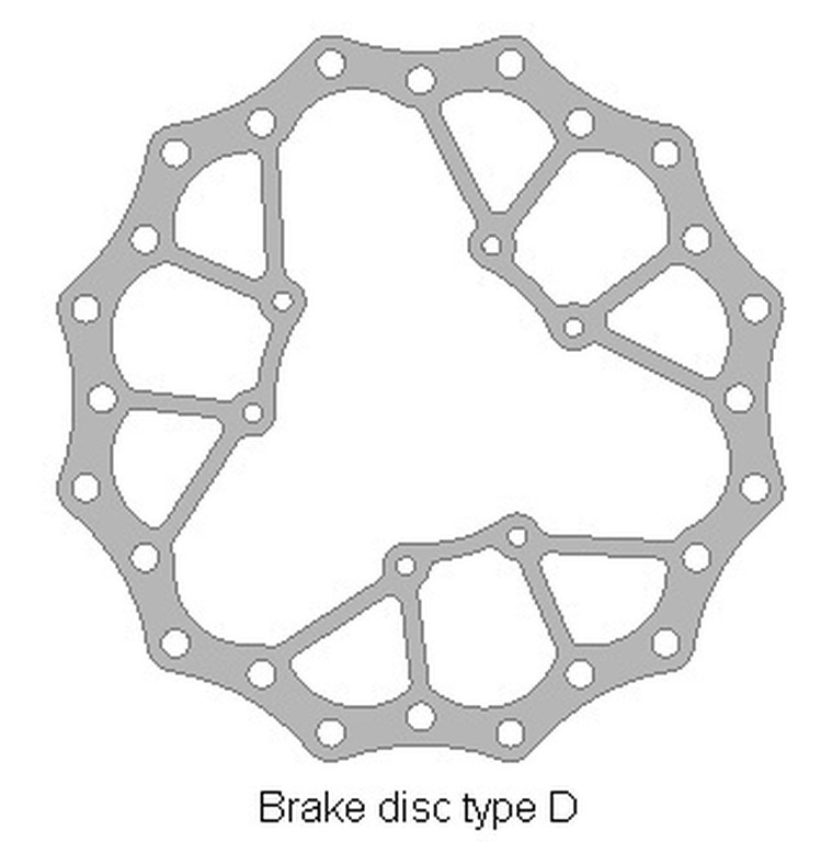 DELTA BRAKING TARCZA HAMULCOWA PRZÓD HONDA CRF 250 '15-21, CRF 450 '15-21, WAVE ULTRA LIGHT (260X101,2X4MM) (6X6,5MM) (NG1486) (1)
