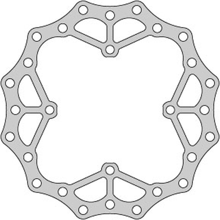 DELTA BRAKING TARCZA HAMULCOWA PRZÓD SUZUKI RMZ 250 '07-21, RMZ 450 '05-21, RMX450 '10-19, WAVE ULTRA LIGHT (250X118X3MM) (4X9,5MM) (NG1048X) (1)